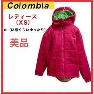 コロンビア(Columbia)の【週末セール★】美品コロンビア　中綿ジャケット　パーカー　XS(ダウンジャケット)