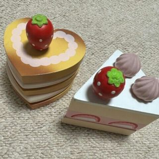 マザーガーデン　ショートケーキ　　ハートケーキ　おままごと　レア　廃盤　スイーツ(知育玩具)