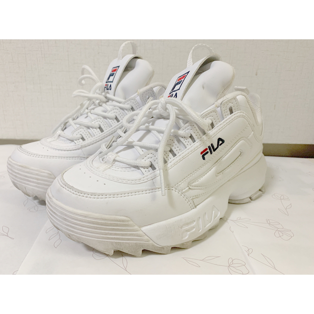 FILA   FILA 厚底スニーカー限定値下げの通販 by miyurin's