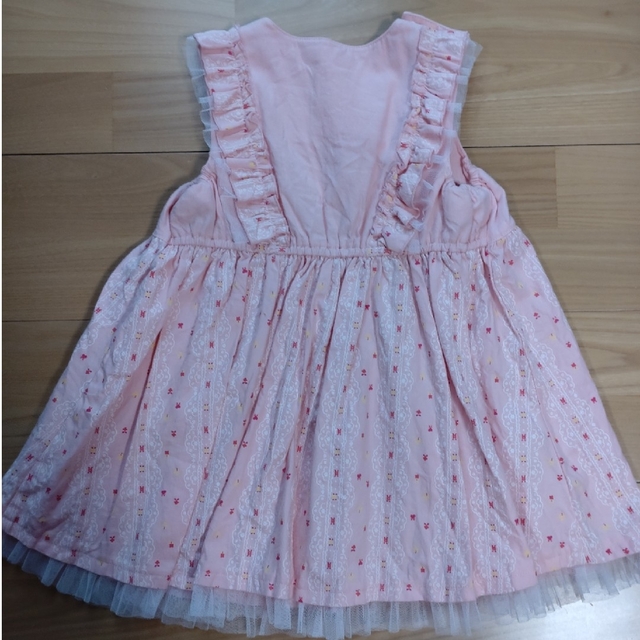 coeur a coeur(クーラクール)のクーラクール　ワンピース　100　ピンク キッズ/ベビー/マタニティのキッズ服女の子用(90cm~)(ワンピース)の商品写真