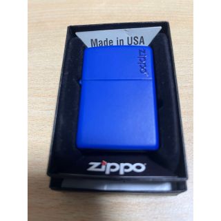 ジッポー(ZIPPO)のジッポー　ブルーマット(タバコグッズ)