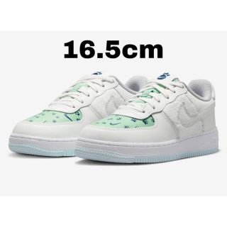 ナイキ(NIKE)のナイキ フォース1 LOW SE キッズシューズ　16.5cm サミットホワイト(スニーカー)