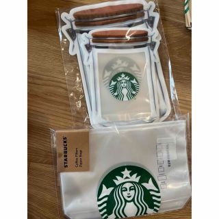 スターバックスコーヒー(Starbucks Coffee)のスターバックス Starbucks ジッパーバッグ 新品(収納/キッチン雑貨)