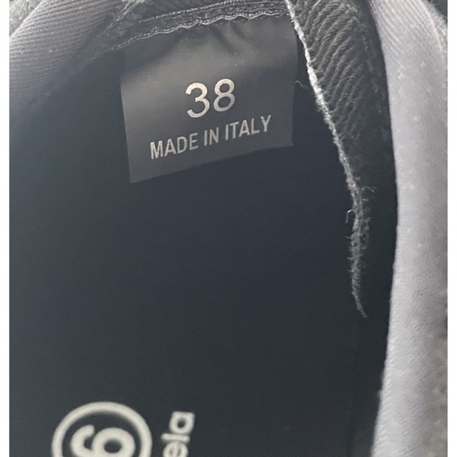 【新品】MM6 MaisonMargiela ブラック スニーカー 38