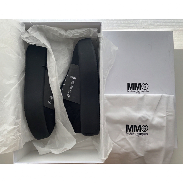 【新品】MM6 MaisonMargiela ブラック スニーカー 38