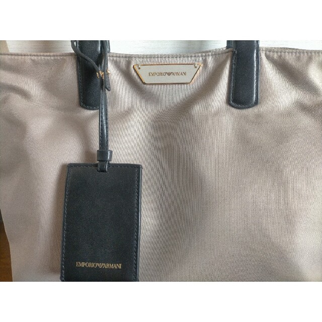 EMPORIO ARMANI ナイロンポリウレタン素材バッグ グレー系 男女兼用 1