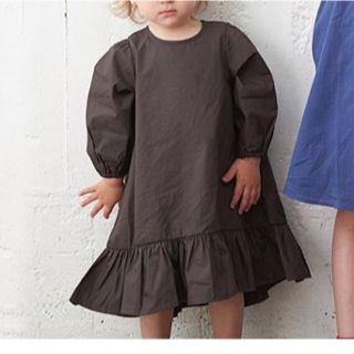 ザラキッズ(ZARA KIDS)のEcragee ベビー服　アシンメトリーフリルワンピ(ワンピース)