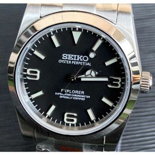 セイコー(SEIKO)のCat Paradise様用 SEIKO MOD新品36mmEX1 nh35２点(腕時計(アナログ))