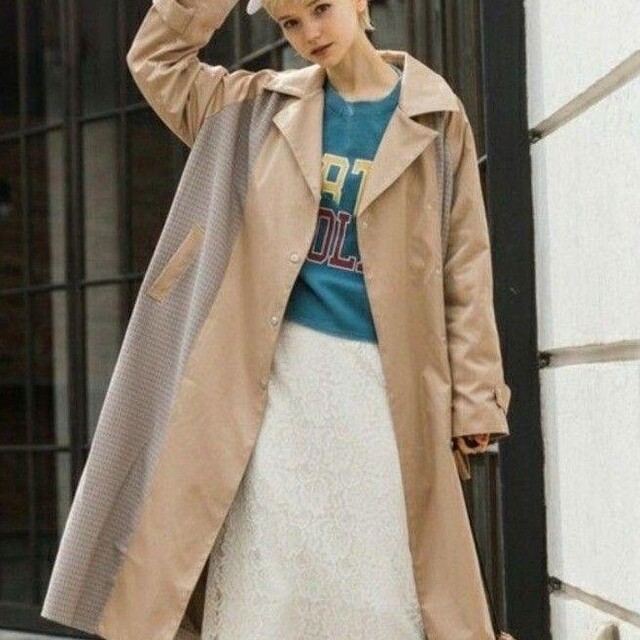 トレンチ/チェスターコート/ベージュ 新品。W closet LEPSIM 新品?正規