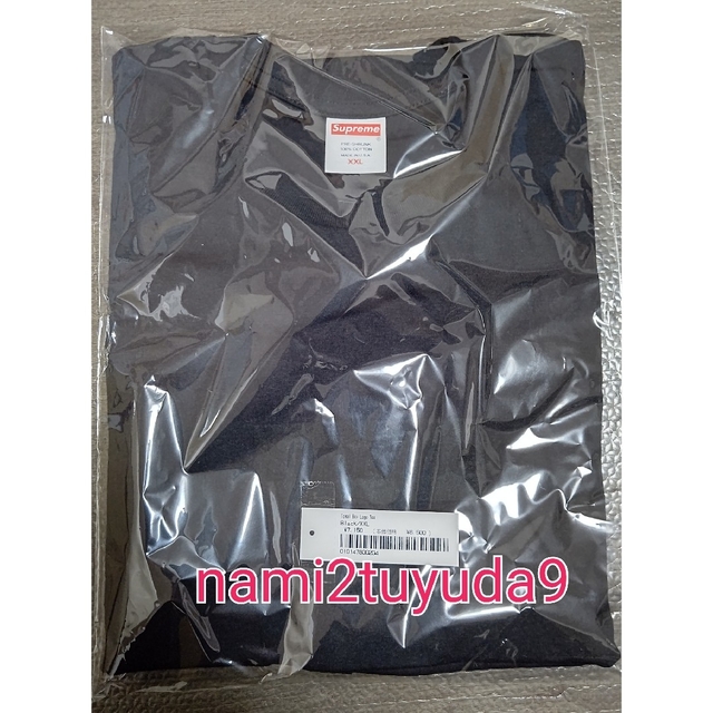 【XXL】Supreme Tonal Box Logo Tee  Black 1