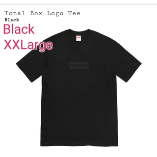 シュプリーム(Supreme)の【XXL】Supreme Tonal Box Logo Tee  Black(Tシャツ/カットソー(半袖/袖なし))