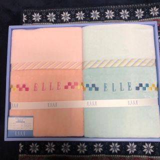 エル(ELLE)の新品未使用　ELLE MAISON 綿毛布2枚セット(毛布)