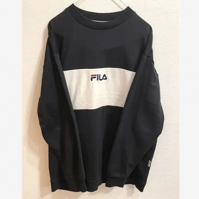 FILA(フィラ)の【大セール★】FILA スウェット 裏起毛○刺繍 ロゴ入り M サイズ メンズのトップス(スウェット)の商品写真