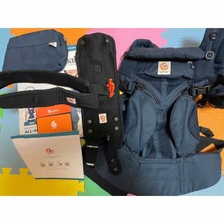 エルゴベビー(Ergobaby)の美品　エルゴ　ベビーキャリア　オムニ360(抱っこひも/おんぶひも)