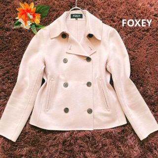 FOXEY カシミアジャケット コート Pコート-