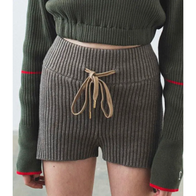 JUEMI(ジュエミ)のjuemi Heather Knit Shorts レディースのパンツ(ショートパンツ)の商品写真