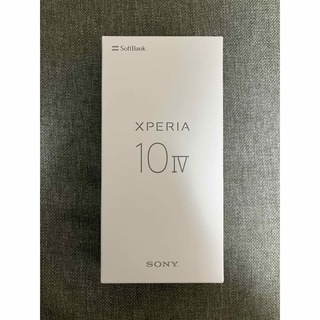 エクスペリア(Xperia)の新品未使用　SONY Xperia 10 IV ホワイト 128GB(スマートフォン本体)