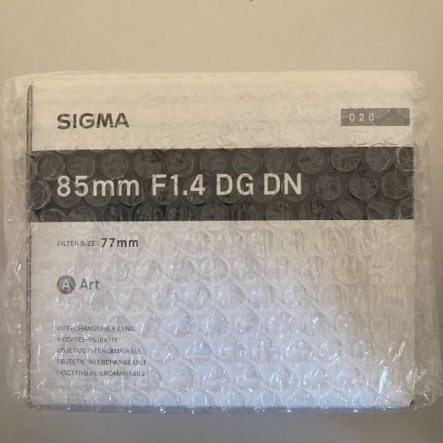 【新品未使用】シグマ SIGMA 85mm F1.4 DG DN Art 3本