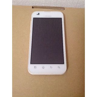 Optimus bright L-07C docomo ジャンク ホワイト(スマートフォン本体)