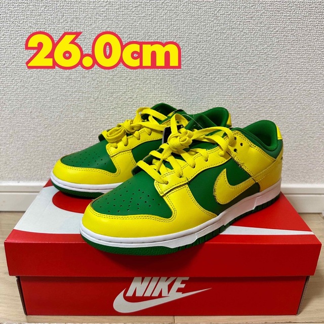 新品未使用 Nike Dunk Low "Reverse Brazil"