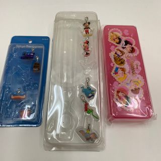 ディズニー(Disney)のDisney Princessのペンケースとストラップのセット(キャラクターグッズ)