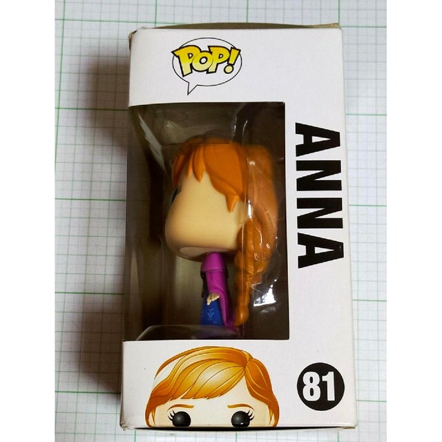 アナと雪の女王(アナトユキノジョオウ)のアナと雪の女王★Funko POP! ＃81番 フィギュア 人形 ディズニーレア エンタメ/ホビーのおもちゃ/ぬいぐるみ(キャラクターグッズ)の商品写真