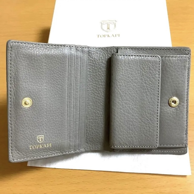 美品 トプカピ ソフトシュリンク 札入れ 革 レザー 財布 折り財布 ウォレット