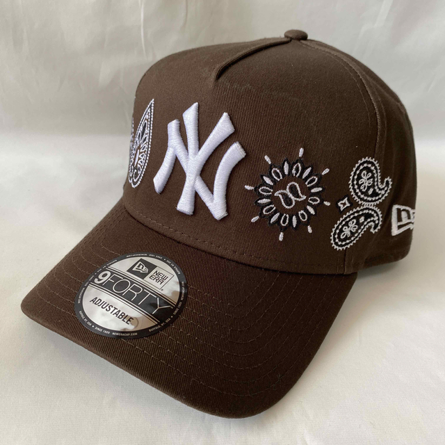 新品 訳あり NEWERA  ニューヨーク　ヤンキース　キャップ　ペイズリー