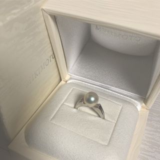 ミキモト(MIKIMOTO)の【超美品】ミキモトパールイヤリング8.4mm9号pt950(リング(指輪))