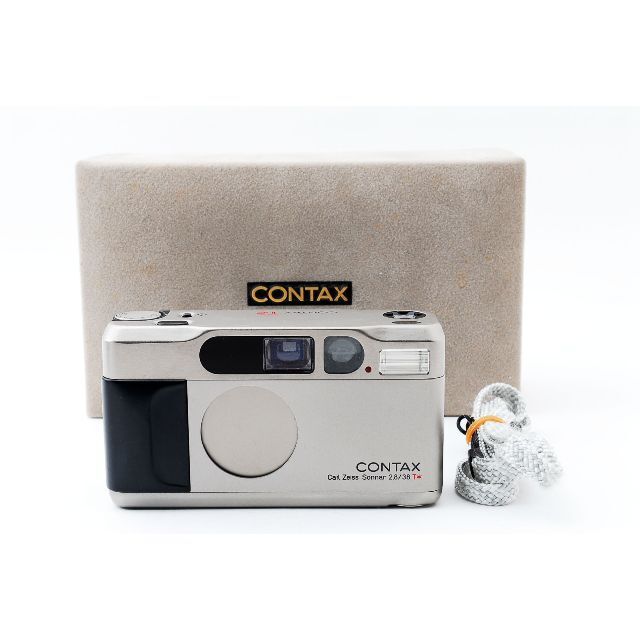 ✨希少な箱付き✨CONTAX T2 チタン コンパクトフィルムカメラ-