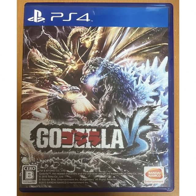 ゲームソフトゲーム機本体解説書付き ゴジラ GODZILLA VS PS4 動作確認済