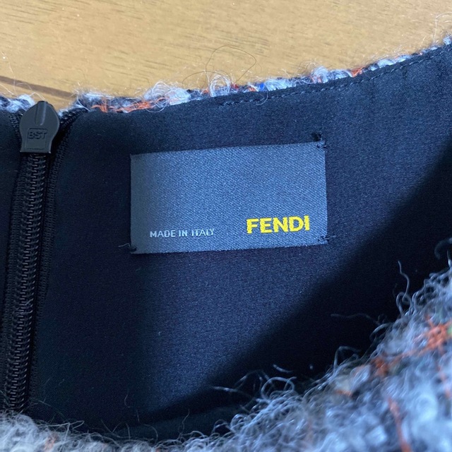 FENDI(フェンディ)のFENDI ツィードワンピース レディースのワンピース(ひざ丈ワンピース)の商品写真