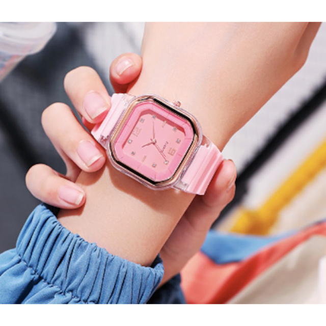 新作 レディース 腕時計 クォーツ カジュアル おしゃれアイテム 時計 ピンクの通販 by SINー深's shop｜ラクマ