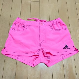 アディダス(adidas)の【美品】アディダスadidas レディースランニングパンツ Mサイズ ピンク(トレーニング用品)