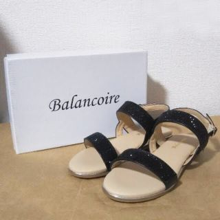 ブランコアール(BALANCOIRE)のBalancoireビジューシートフラットサンダル(サンダル)