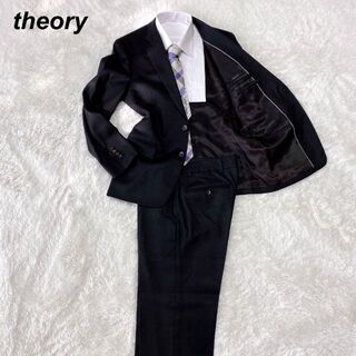 セオリー(theory)の【極美品】theory セオリー ブラック Sサイズ セットアップ(セットアップ)