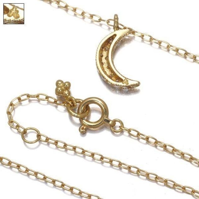 美品★現行品★アーカー★K18エーゲムーン ネックレス★¥122,100