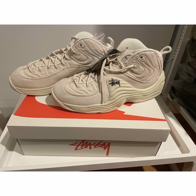 STUSSY NIKE AIR PENNY II Fossil 28.5cm靴/シューズ