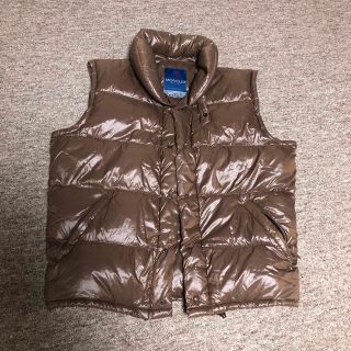 モンクレール(MONCLER)のモンクレール中古ダウンベスト濃いめブラウン(ダウンベスト)