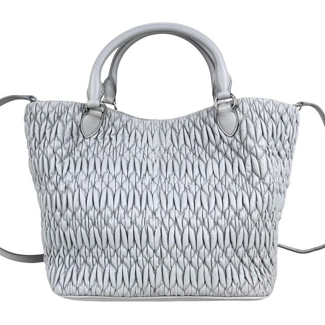 おすすめ】 miumiu ギャラ付き 3WAY マテラッセ ナッパクリスタル 32万