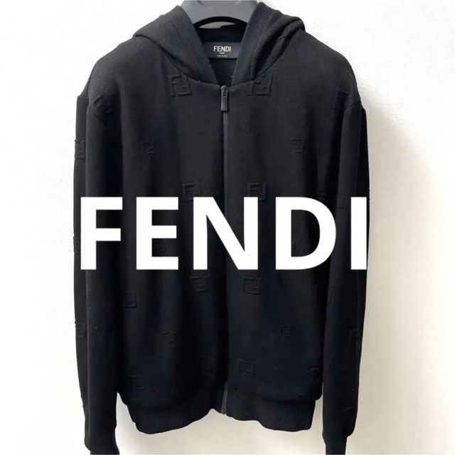 【超希少カラー】FENDI フェンディ センターロゴ 即完売モデル パーカー