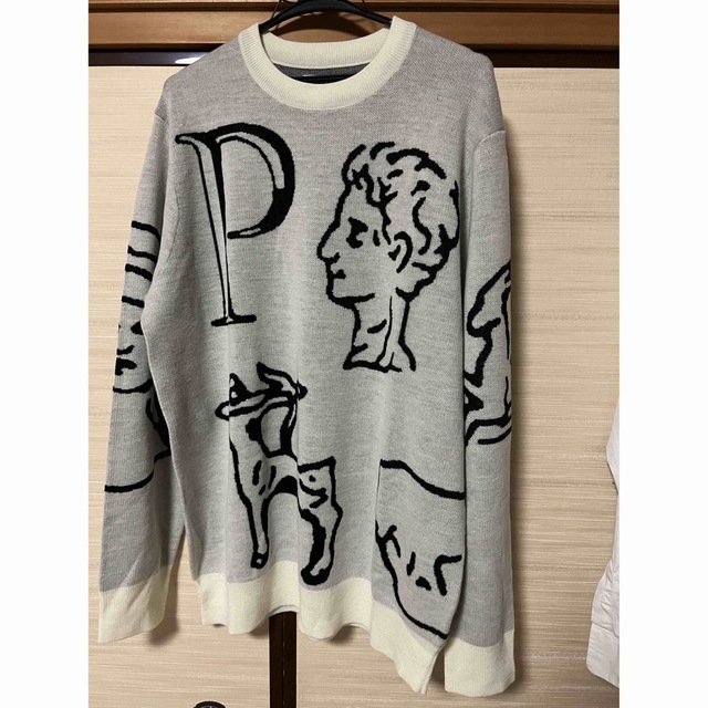 PALACE(パレス)のPalace Archaeology Knit White セーター　ニット メンズのトップス(ニット/セーター)の商品写真