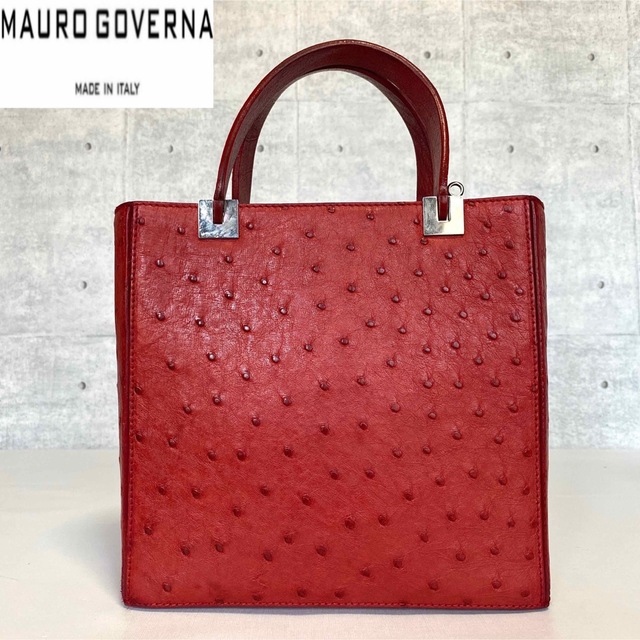 MAURO GOVERNA クロコダイル マットブラウン 本革 A4トートバッグ