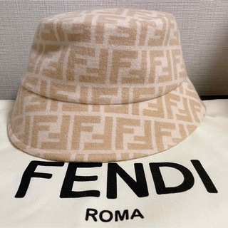 フェンディ(FENDI)のFendi バケットハット ウール 帽子 キャップ(ハット)