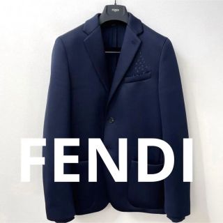 フェンディ(FENDI)の【定価27万✨】FENDI（フェンディ）希少メンズジャケット パーカー（脱着可）(テーラードジャケット)