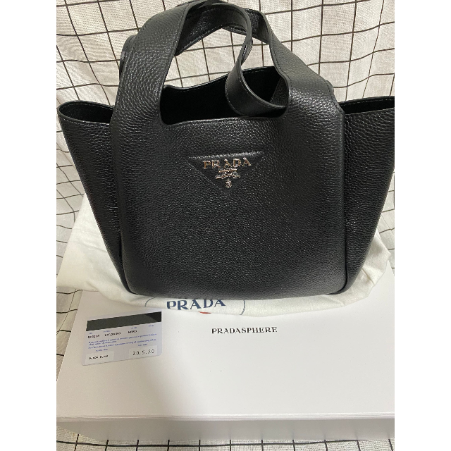 日本最大級 PRADA - PRADA プラダ フルーレザートートバッグ