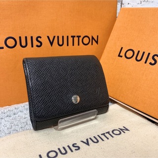 ルイヴィトン(LOUIS VUITTON)の【美品】 ルイヴィトン ポルトモネ セルゲイ ダミエ アルドワーズ 折り財布(折り財布)