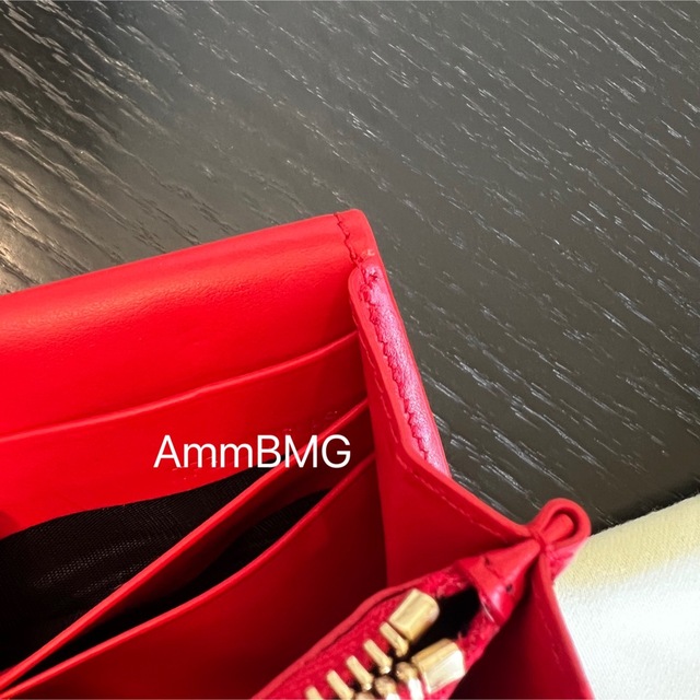未使用品 BURBERRYローラ コンチネンタルウォレット 長財布 赤 | livro