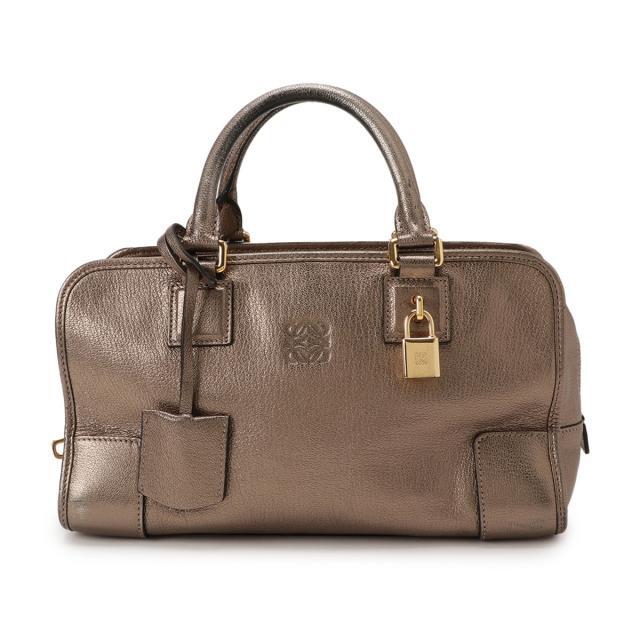国内発送 LOEWE - ゴールド アマソナ28 ハンドバッグ ロエベ