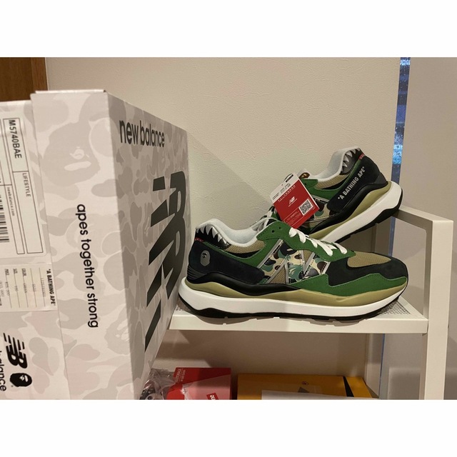 A BATHING APE®︎ × New Balance 57/40 Green